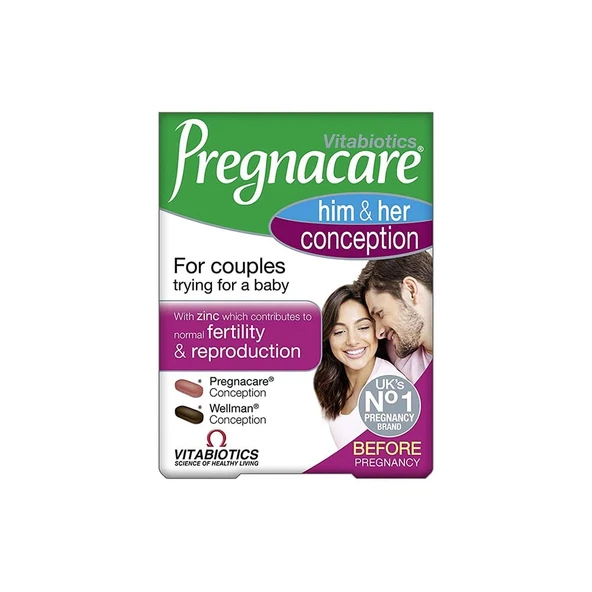 Pregnacare Him & Her Conception Tablet 20 For Her + 30 For Him ürün görseli 1