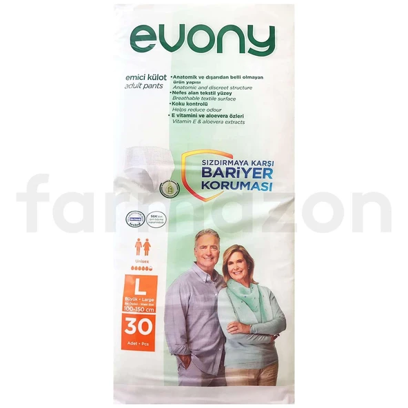 Evony Unisex Emici Külot Large 30lu ürün görseli 1