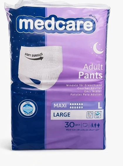 Medcare Maxi Emici Külot Hasta Bezi Large 30'lu ürün görseli 1