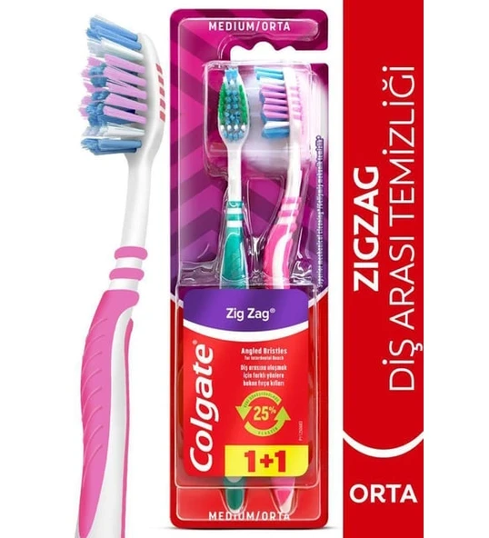 Colgate Zig Zag Diş Fırçası 1+1 ürün görseli 1