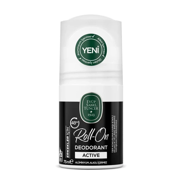 Eyüp Sabri Tuncer Active - Erkek Roll On Deodorant 75 ml ürün görseli 1