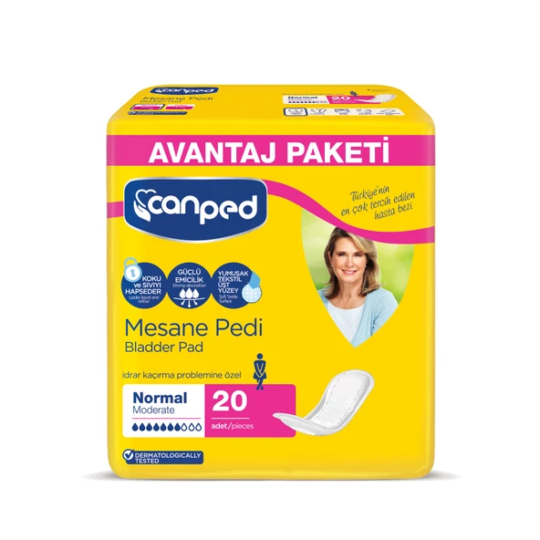 Canped Mesane Pedi Avantaj Paketi Normal 20li ürün görseli 1