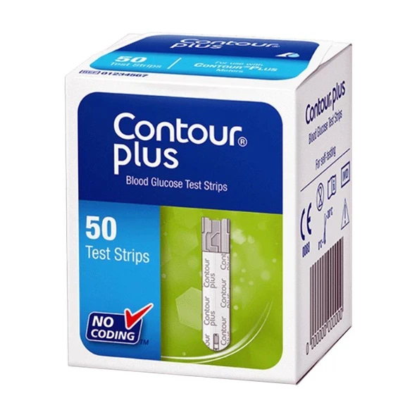 Contour Plus Kan Şekeri Test Stribi 50 Adet ürün görseli 1
