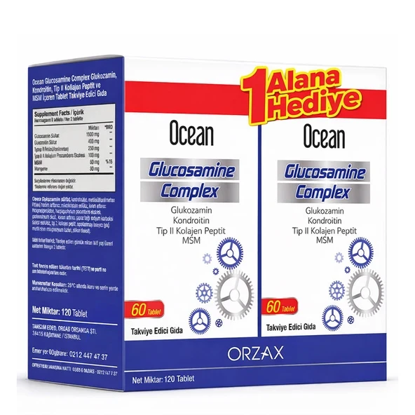 Ocean Glucosamine Complex 60 Tablet - 1 Alana 1 Hediye ürün görseli 1