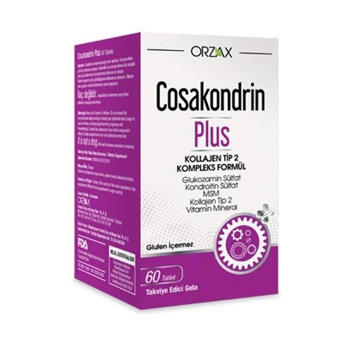 Orzax Cosakondrin Plus 60 Tablet ürün görseli 1