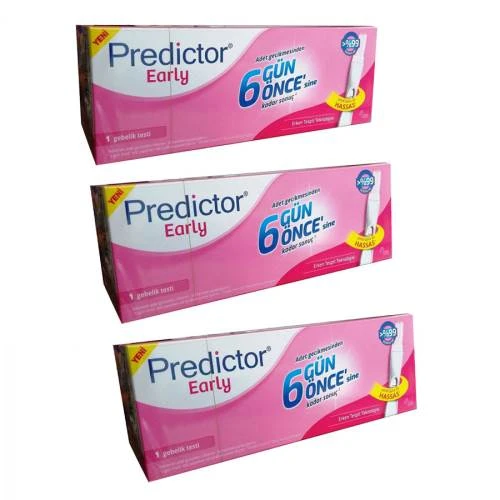 Predictor Erken Gebelik Testi 3 Adet ürün görseli 1