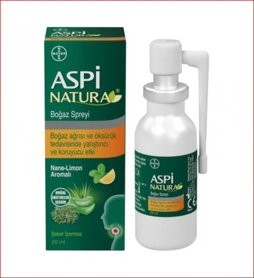 Aspinatura Boğaz Spreyi Nane-Limon Aromalı 20 ml ürün görseli 1