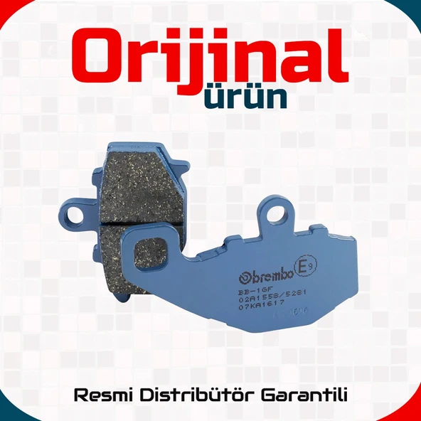 Brembo Kawasaki Er-6f 650 Abs (2006-2016) Karbon Seramik Arka Fren Balata ürün görseli 1