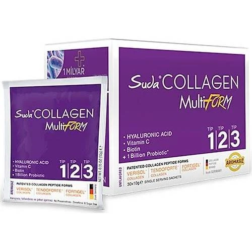 Suda Collagen Multiform Aromasız 10 gr x 30 Saşe ürün görseli 1