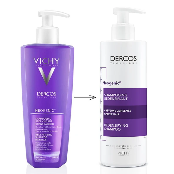 Vichy Dercos Neogenic Saç Yoğunlaştırıcı Şampuan 400 ml ürün görseli 1