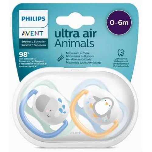Philips Avent Ultra Air Animals Emzik 0-6 Ay Erkek ürün görseli 1