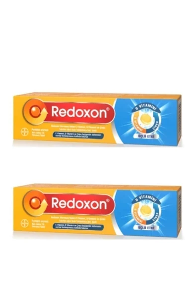 Redoxon C Vitamini D Vitamini Çinko 15 Efervesan Tablet-2'li ürün görseli 1