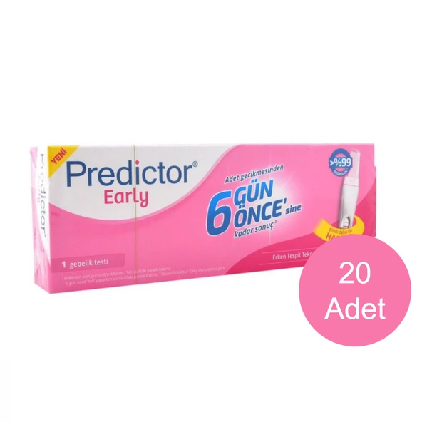 Predictor Erken Gebelik Testi 20 Adet ürün görseli 1