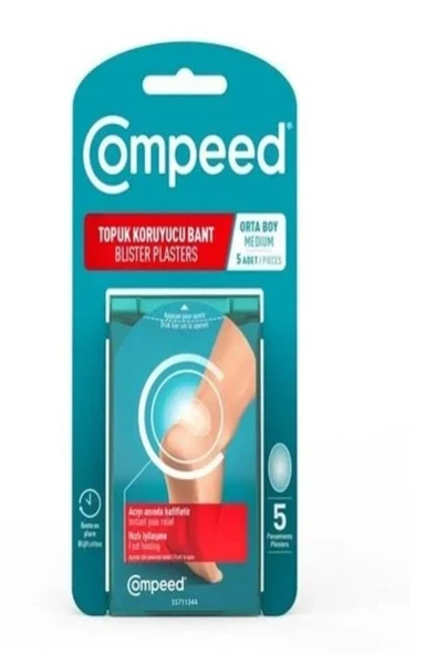 Compeed Topuk Koruyucu Bant Orta Boy 5'li ürün görseli 1