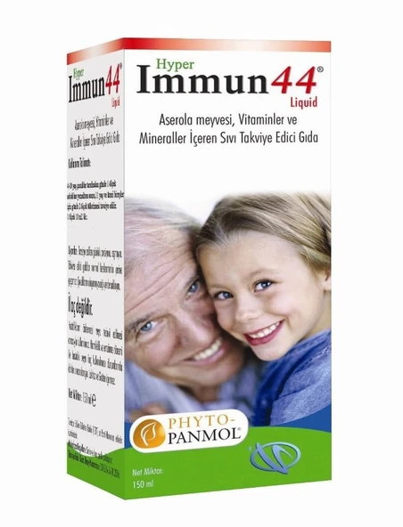 Hyper Immun44 Vitamin ve Mineral Şurup 150ml ürün görseli 1