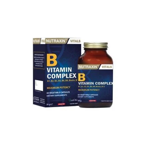 Nutraxin B Vitamin Complex 60 Kapsül ürün görseli 1