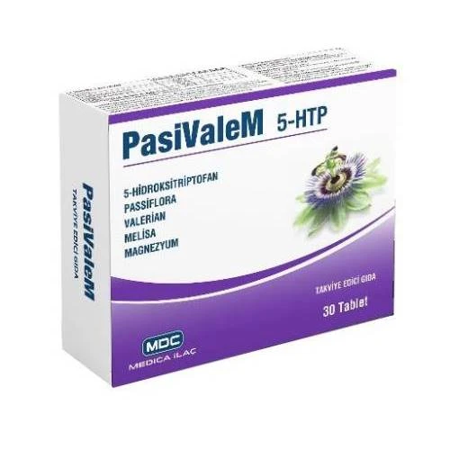 MDC Pasivalem 5-HTP 30 Tablet ürün görseli 1