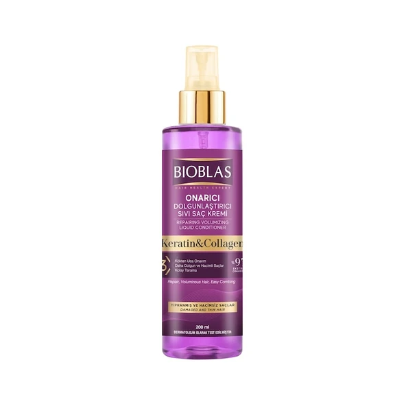 Bioblas Kolajen & Keratin Sıvı Saç Kremi 200 ml ürün görseli 1