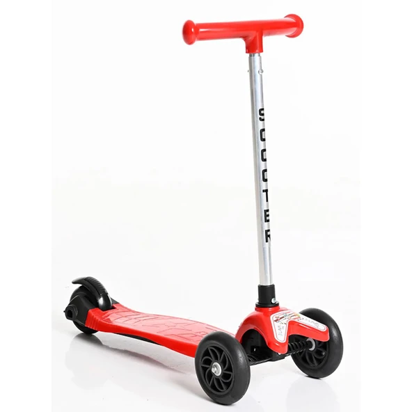 Hippie Yükseklik Ayarlı Scooter - Kırmızı ürün görseli 1