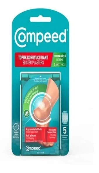Compeed Topuk Koruyucu Bant Extra Güçlü 5'li ürün görseli 1