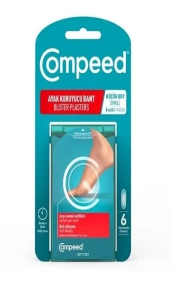 Compeed Ayak Koruyucu Bant Küçük Boy 6'lı ürün görseli 1