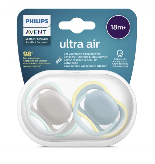 Avent Ultra Air Soother Emzik 18+Ay SCF349/01 ürün görseli 1