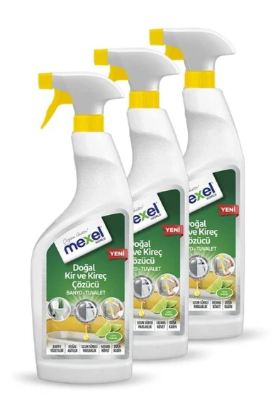 Doğal Banyo Tuvalet Kir Ve Kireç Çözücü Lime Kokulu 750 ml 3'lü ürün görseli 1