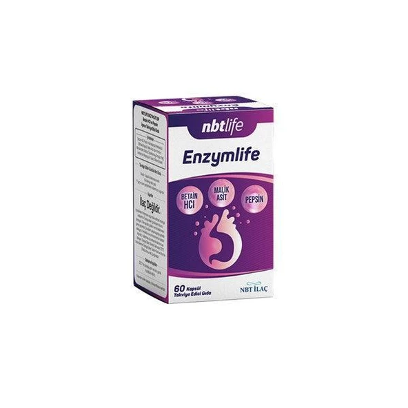 Nbt Life Enzymlife BP 60 kapsül ürün görseli 1