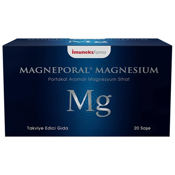 İmuneks Farma Magneporal Magnesium 20 Saşe ürün görseli 1