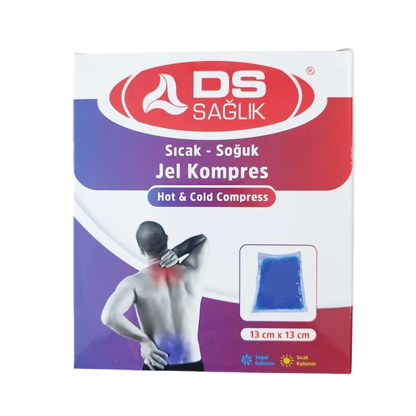 Damla Sağlık Plus Sıcak Soğuk Kompres Kılıflı 13x13 cm ürün görseli 1