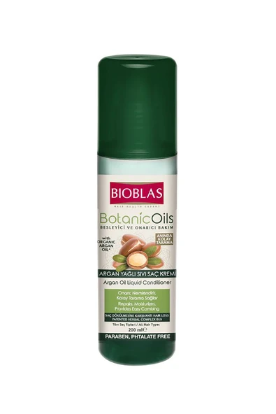 Bioblas Sıvı Saç Kremi Botanic Oils Argan Yağlı Besleyici Onarıcı 200 ml ürün görseli 1