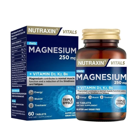 Nutraxin Magnesium Daily 60 Tablet ürün görseli 1