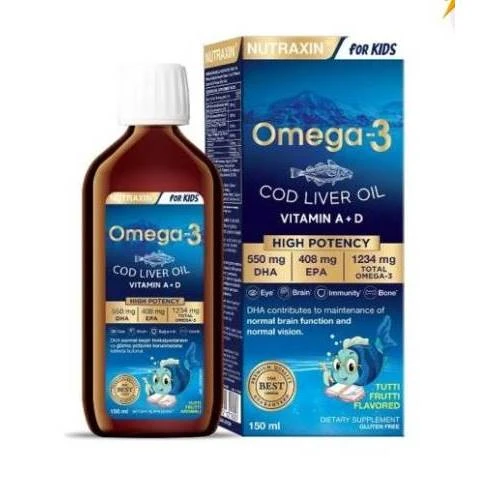 Nutraxin Omega 3 Şurup Karışık Meyve Aromalı 150 ml ürün görseli 1