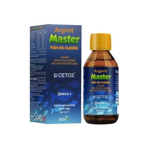 Argivit Master Fish Oil Epa ve Dha İçeren Balık Yağı 150 ml ürün görseli 1