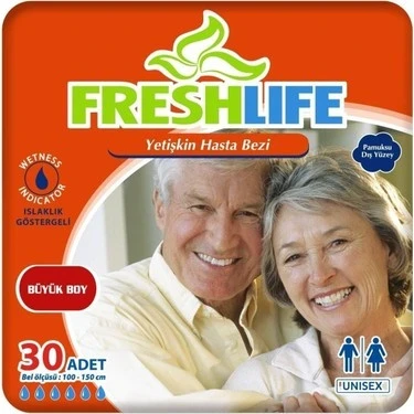 Fresh Life Emici Külot Hasta Bezi Large - Büyük - L (30 Adet) 2 Li ürün görseli 1