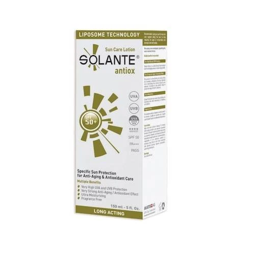 Solante Antiox Spf 50+ Sun Care Lotion 150 ml (Antioksidan-Antiaging) ürün görseli 1