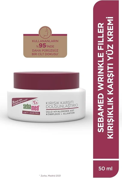 Sebamed Anti Aging Kırışık Karşıtı Dolgunlaştırıcı Krem 50 ml ürün görseli 1