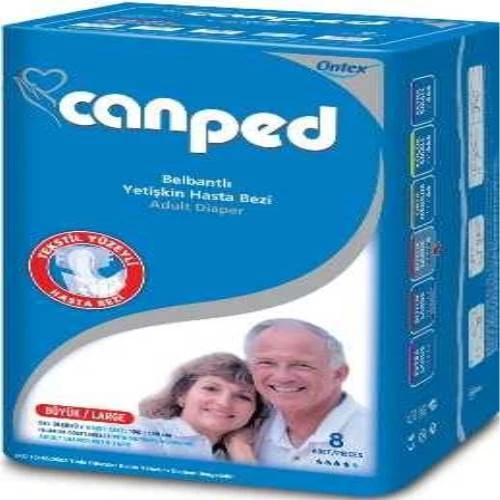 Canped Belbantlı Hasta Bezi Büyük (Large) 8 adet ürün görseli 1