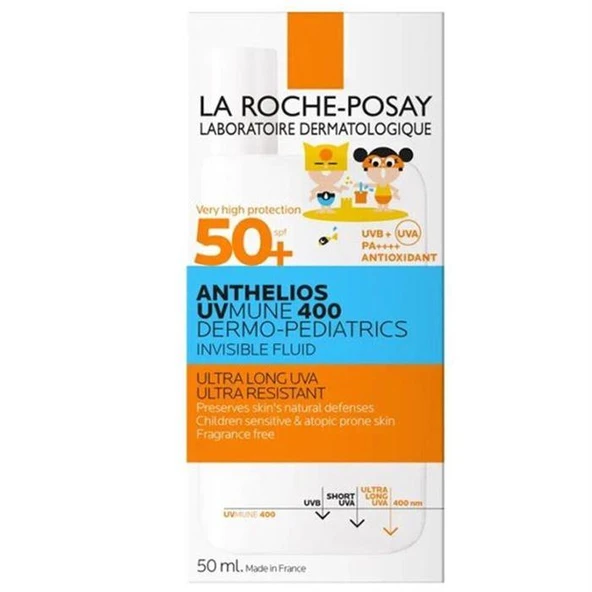 La Roche Posay Anthelios Dermo Pediatric Invisible Fluid SPF50 50 ml ürün görseli 1