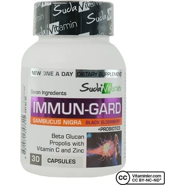 Suda Vitamin Immun Gard 30 Kapsül ürün görseli 1