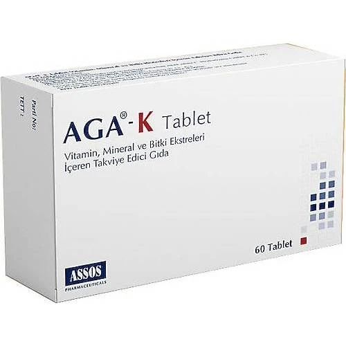 AGA-K Takviye Edici Gıda 60 Tablet ürün görseli 1
