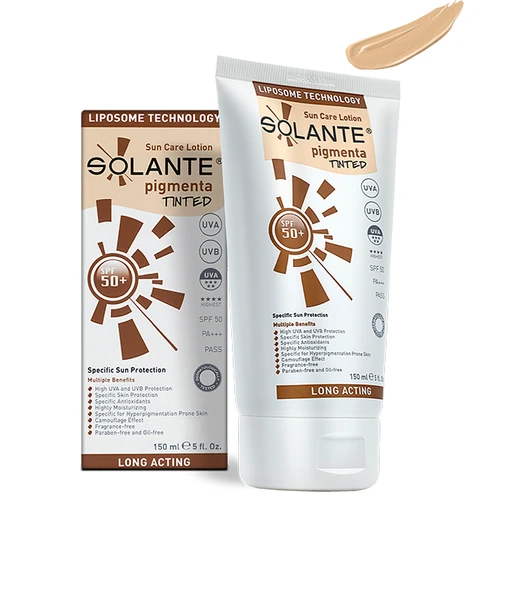 Solante Pigmenta Tinted Spf 50+ Sun Care Lotion 150 ml ürün görseli 1