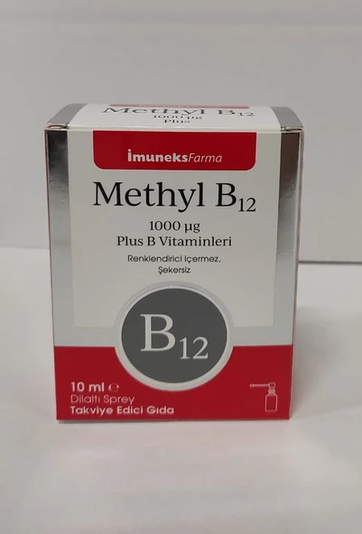 Imuneks Farma B12 Sprey 1,000 mcg 10 ml ürün görseli 1
