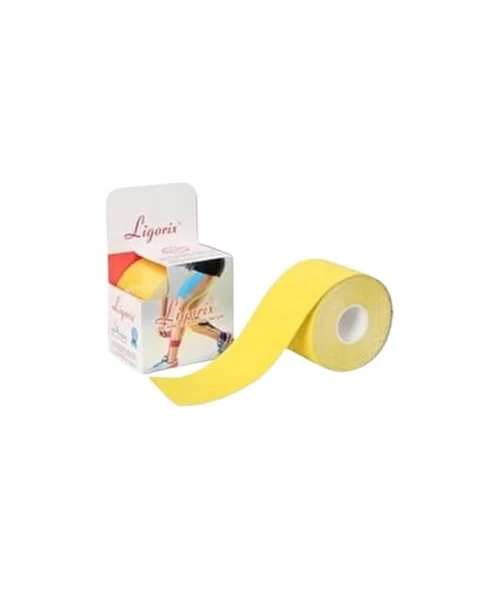 Ligorix Kinesio Tape Ağrı Bandı 5cmX5m Sarı ürün görseli 1