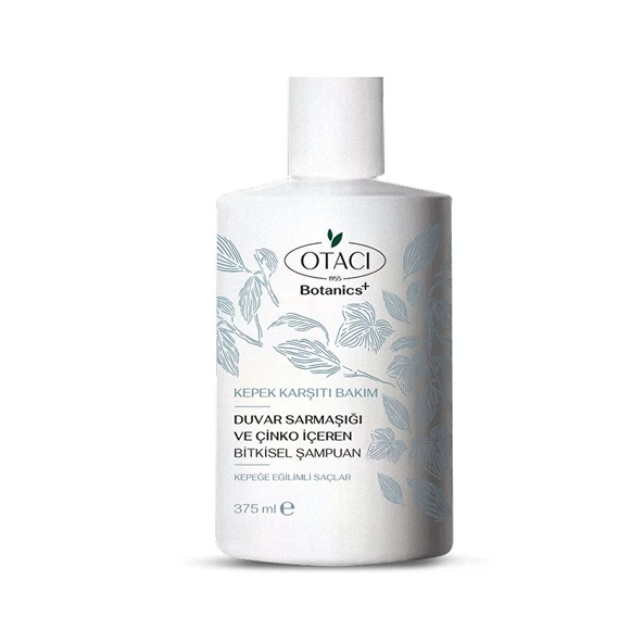 Otaci Botanics Kepek Karşıtı Bakım Duvar Sarmaşığı ve Çinko İçeren Bitkisel Şampuan 375 ml ürün görseli 1