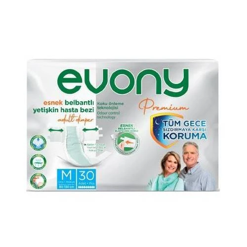 Evony  Premium Hasta Bezi Belbantlı Medium 30 lu ürün görseli 1