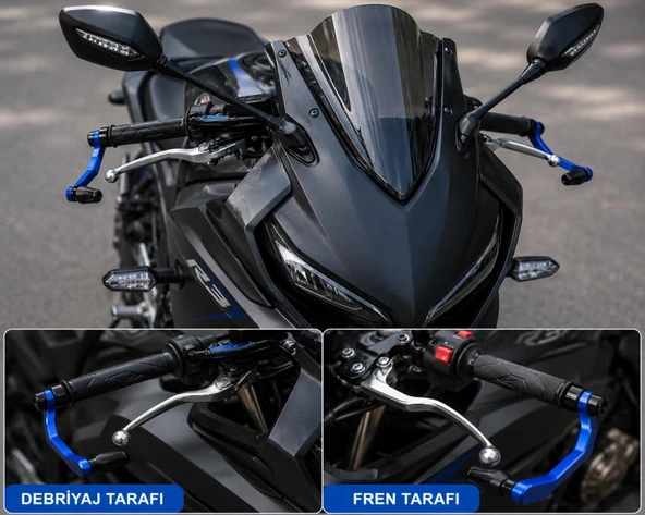 Tvs Jüpiter 125 Manet Koruma Mavi - Resim 2