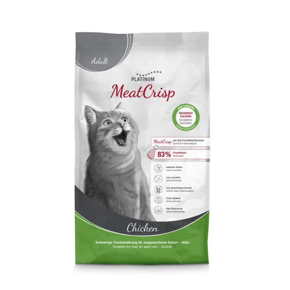 Platinum MeatCrisp Tavuklu Yetişkin Kedi Maması 1.5 Kg ürün görseli 1
