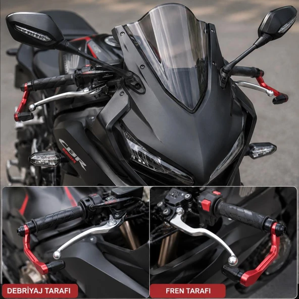 Sym Gts250 Evo Manet Koruma Kırmızı - Resim 2