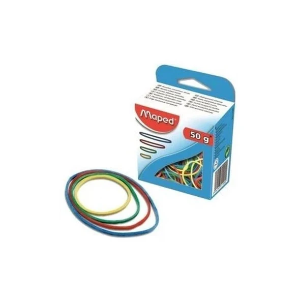 Maped Renkli Ambalaj Lastiği 50 Gr 351100 - 12 Adet ürün görseli 1